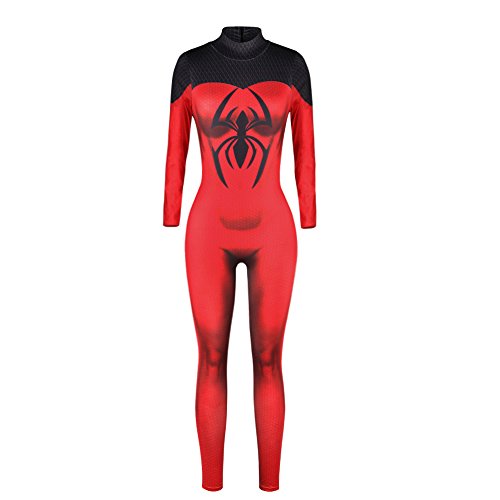 SUNROLAN Women's Chic Halloween Sexy Catsuit Cosplay Costume Jumpsuit Cosplay Bodysuit Leggings