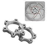 Bicycle Bike Freewheel Threaded Hubs Disk Disc Brake Rotor 6 Bolt Flange Adapter 44MM/48MM