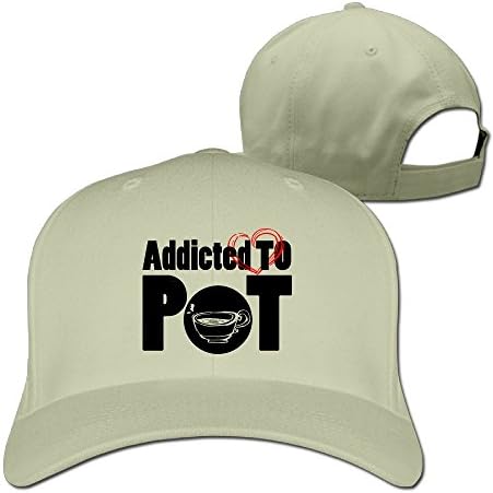 YYQON Addicted To PotHumorous Solid Color Cap