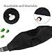 Sleep Headphones Wireless, Bluetooth Sleep Mask Sleeping Eye Mask Travel Music Headsets with Built-in Earphones Handsfree Microphone