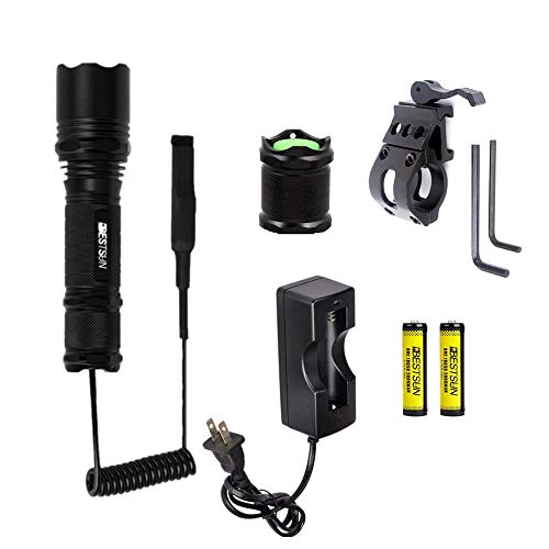 image for BESTSUN Tactical Flashlight 1200 Lumen Super Bright Hunting Light with