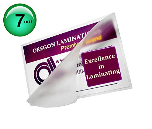 7 Mil Letter Laminating Pouches 9 x 11-1/2 Laminator Sleeves (pk of 100) Clear Glossy