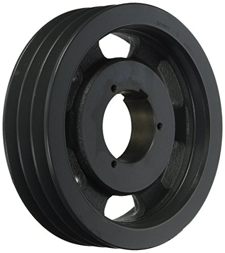 Browning 3B5V86 Split Taper Sheave, Cast Iron, 3 Groove, A, B or 5V Belt, Uses B Bushing