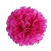 SUNBEAUTY Pack of 11 Mixed Royal Blue Green Paper Lanterns Tissue Paper Pom Pom Flowers Party Wedding Valentines Nursery Hanging Decoration