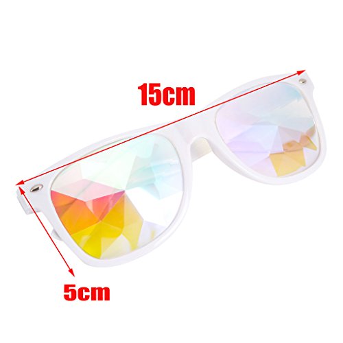 Careonline Festivals Kaleidoscope Glasses Rainbow Prism Sunglasses Goggles