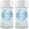 Almay Deodorant for Women, Gel Antiperspirant, Hypoallergenic, Dermatologist Tested for Sensitive Skin, Fragrance Free, 2.25 Oz (Pack of 2)