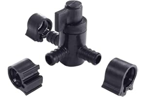 PEXLOCK 30910 Bypass Valve, 1/2", Black