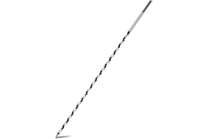 GRIXLEN 1/4 x 13.8 inch Auger Drill Bit for Wood,Hex Shank Ship Auger Bit for Soft Wood, Hard Wood, Plastic, Composite Materials and DIY Projects