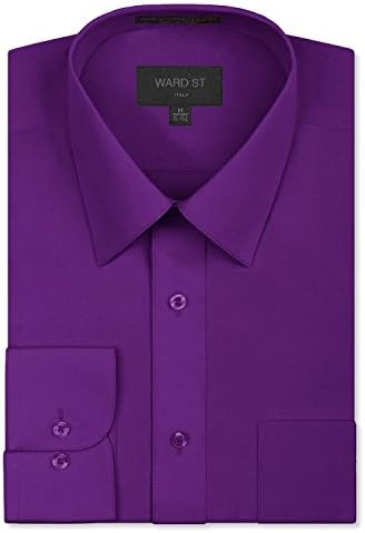 Ward St Men's Regular Fit Dress Shirts 