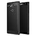 Sony Xperia XA2 Ultra Phone Case, MoKo Soft Lightweight TPU Bumper Cover Carbon Fiber Design Anti-Scratch Slim Back Panel Shock Aborsption Cellphone Shell for Sony Xperia XA2 Ultra 6 Inch, Black