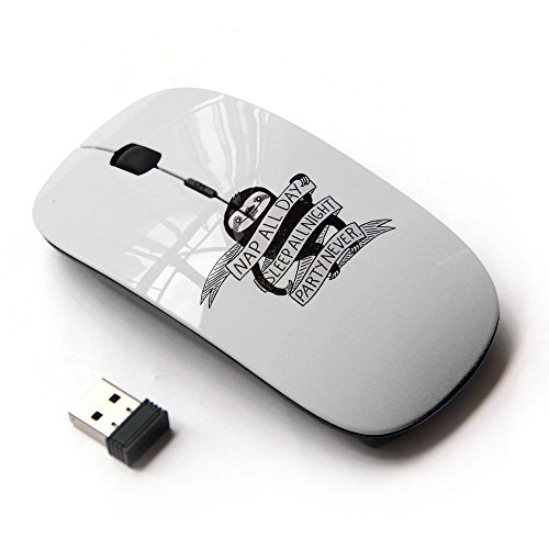 KOOLmouse [ Optical 2.4G Wireless Mouse ] [ Nap All Day - Funny Sloth ]