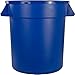 CFS 34101014 Bronco Round Waste Container Only, 10 Gallon, Blue