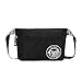 Homekit Travel Waist Pack VS Pink Fanny Pack Summer Time Waist Bag Pink Waterproof Break Fanny Bag Card Pocket (black)