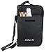 YMC DSB20-BK Pro 15mm Larger Size Drumstick Bag Holder Mallet Bag with a shoulder strap,Drum Key - Black