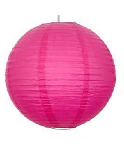 10x10(hot Pink) Round Paper Lanterns Lamp Wedding Birthday Party Decorations (A Liittle Tree)