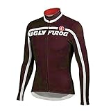 Uglyfrog Top Sale UG5 New Winter Thermal Fleece Cycling Jersey Outdoor Sports Mens Breathable Long Sleeve Bicycle Shirt Triathon Clothing