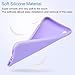 Pofesun Soft Silicone Case Designed for iPhone XR, 5 Pack Ultra Thin Slim Fit Soft Matte Finish Grip Anti-Scratch Protective Cover Compatible for iPhone XR 6.1 Inch-White, Pink, Blue, Mint, Purple