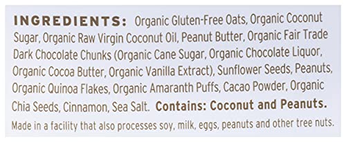 PURELY ELIZABETH, CHOCOLATE PEANUT BUTTER, ANCIENT GRAIN GRANOLA, GLUTEN-FREE, NON-GMO (10OZ BAG)