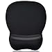 Ktrio Ergonomic Mouse Pad with Gel Wrist Rest, Comfortable Mousepad with Non-Slip PU Base, Pain Relief Mouse Pads for Computers, Laptop, Mac, Home & Office, 9.45x8.1 inches, 0.9in Wrist Pad, Black