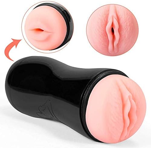 Ma-le Måstūr-abåtión tøys with Electric Double Mas-sag-ers śti-mū-låtion, Men Måssag-ing C-ū-p T-o-y-ś Silicone Reali-stic 7-speed with Voice Prompts, ś-e-x T-ó-y-ś4 For Men