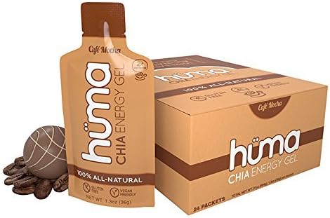 FOOD HUMA CHIA ENERGY GEL CAFE MOCHA BXof24 by HUMA