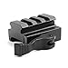 MIZUGIWA 3-Slot QD Lever Mount Adaptor and Riser Medium Profile Black