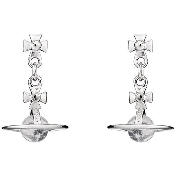 Amazon.com: Silver Saturn Earrings for Women Saturn Planet