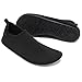 CIOR Men Women and Kids Quick-Dry Water Shoes darkweight Aqua Socks For Beach Pool Surf Yoga Exercise ,CT18,black,44.45