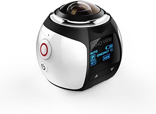 Penkou V1A 4K Wireless 360 Degree Panoramic Camera 3D VR Action Sports Camera Wifi Waterproof 230° Large Lens Mini DV Camera