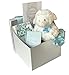 Baby Christening Baptism Gift Set Includes Gund Lamb, Crib Cross, and Baby Bible with Box, Bow, and Card Complete Bundle