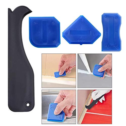 SXY Silicone Caulking Tools Caulk Remover, 3 in 1 Silicone Caulking Finishing Tool kit with