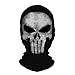 INNTURT Handmade Fabric Ghost Mask Balaclava Skull Hood (Skull)