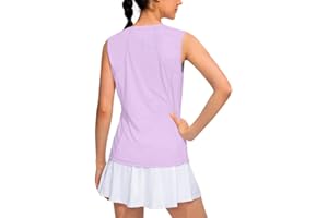 YYV Women's Workout Tank Tops Lightweight Sleeveless Shirts for Women Loose Fit Tops for Athletic Running Tennis Yoga