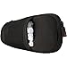 Baritone Saxophone Neoprene Mouthpiece Pouch with Zipper Closure - Black, Model N277