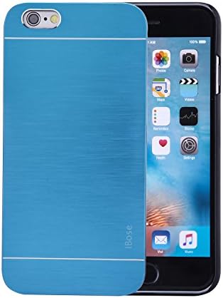 iPhone 7 Plus Case ,Design Ultra Chin Aluminum Alloy Metal Flexible Protective TPU Drop Resistant Cover For Apple(5.5 inch) (7Plus-Blue)