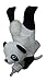 Baby Bottle Sling Holder Comfort Toy for Hands Free Feeding includes Silicone Bottle Handles and Pacifier Leash (Chubbs the Panda)