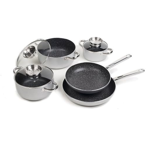 Best Stoneline Nonstick Stone Cookware Classic 8Piece Set