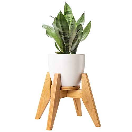 フラワースタンド Yangbaga 鉢スタンド 竹製 家装飾 屋外 室内 ガーデニング 調節可能 最大荷重30KG商品画像