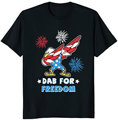 Murica The BraveDab For Freedom, American Independence T-Shirt T-ShirtOEKO-TEX STANDARD 100