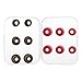12 Pieces Memory Foam + Silicone Ear Pads Replacement S/M/L Size Comfortable Noise Isolating Headphone Accessories Kit Earbuds Ear Tips (Red)
