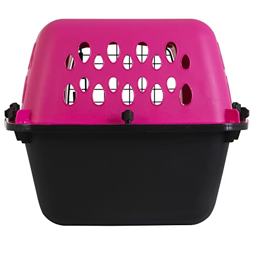 Petmate Pet Porter Fashion Dog Kennel 23", Hot Pink, for Pets up to