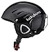 Lucky Bums Snow Sport Helmet with Fleece Liner, Metallic Black, Medium