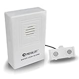 Basement Water Alarm. Prevalert Water Leak Detector FULL Lifetime 100% Satisfaction Guarantee! 9v Battery Included (3yr Life) Prevent Costly Water Damage to Kitchen Bathroom & Basement. Similar to Basement Watchdog & BONUS Low Battery Alarm!