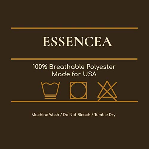 Essencea 18 by 18 Inches, Throw Pillow Cover, Color -Pure White | Solid Faux Silk European Shams Pillowcase with Hidden Zipper - Thumbnail 2