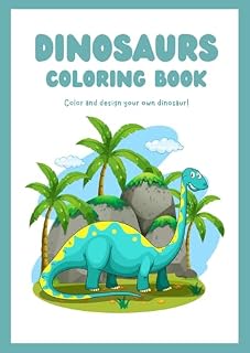 Livro Colorindo dinossauros : Um livro divertido para pintar,soltar a criatividade e embarcar no mundo jurrásico!