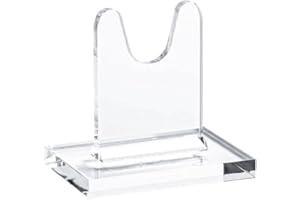 Clearco Single Clear Acrylic Sword Stand, individual units for displaying angled or straight Antique and collectible swords. Order TWO (3 Inch)