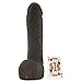 Doc Johnson Vac-U-Lock - Hung - Made of ULTRASKYN - 12 Inch Dildo with Massive 8.5 Inches Girth - F-Machine and Harness Compatible - Chocolate