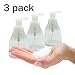 Foaming Soap Dispenser Set of 3 pack 300ml (10 oz) Empty Bottles Hand Soap Liquid Containers. Save Money! Less soap is used per hand washing session Perfect for Castile Liquid Soap