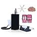 Rechargeable Nail Drill Machine Cordless Portable Manicure Set (Black)