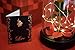 HOMESEASONS Enchanted Rose,Beauty and The Beast Red Rose, Pre-Lit Silk Rose in Glass Dome (Red)
